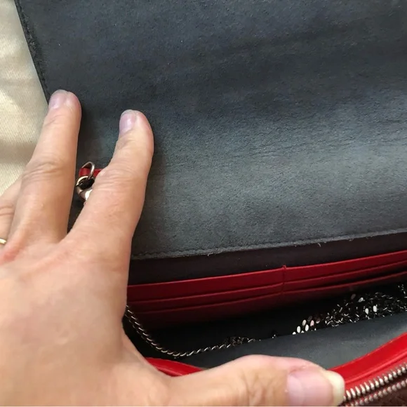 Fendi Red Multicolor Studded Women's Bag - Picture 4 of 14